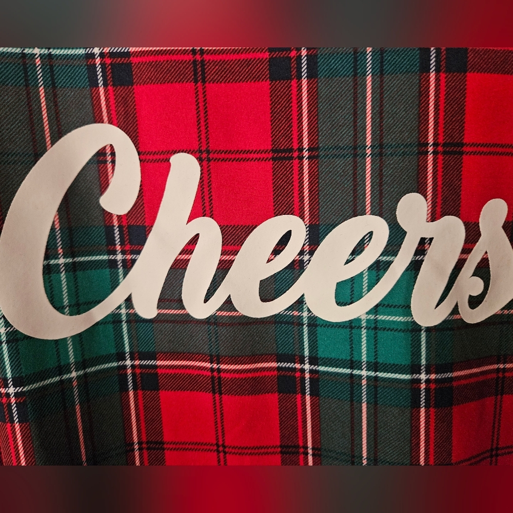 Joyspun Christmas Lounge Dress Cheers - Picture 4 of 5